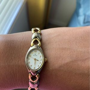 Heart link Bulova watch
